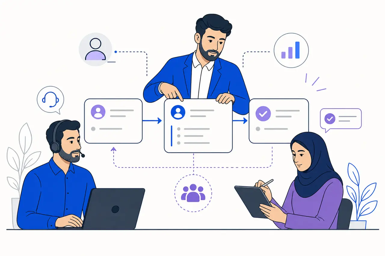 هر بازخورد به تیم درست میرسد
